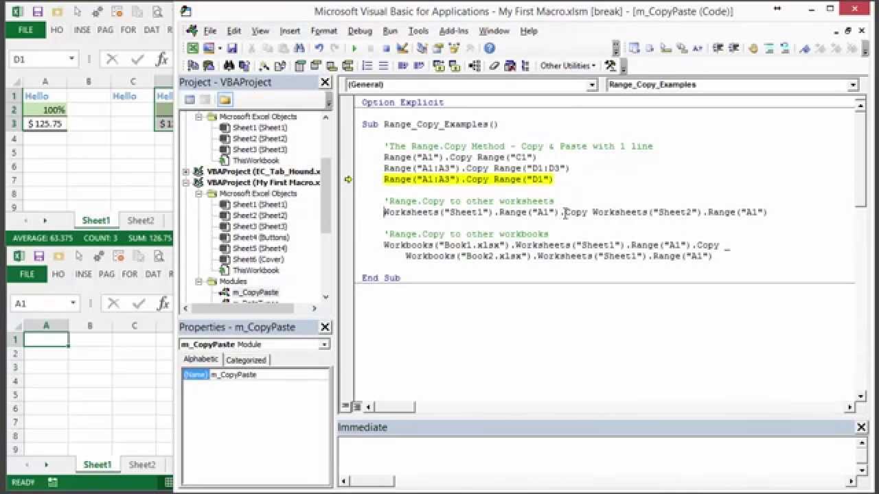 30 Ways to Copy and Paste Cells with VBA Macros in Excel