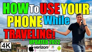 HOW TO USE YOUR PHONE WHILE TRAVELING! (International Phone Plans) - MUST WATCH!!! image