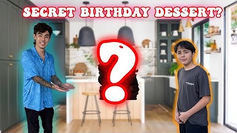 Surprising my Brother with a Secret Birthday Dessert!