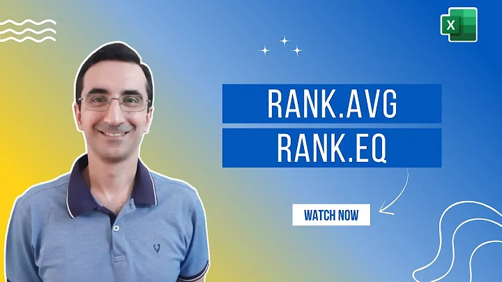 Master RANK Function in Excel: RANK.AVG vs RANK.EQ Explained