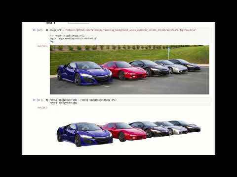 Background removal with Azure Computer Vision 4.0 (Florence)