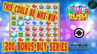 $200 Bonus Buy Series: Lets do 5 x Buys on Jewel Rush from Pragmatic and see what happens screenshot 5