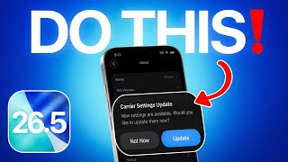 iOS 26.5 is OUT - Do This IMMEDIATELY After You Update! Wealth
