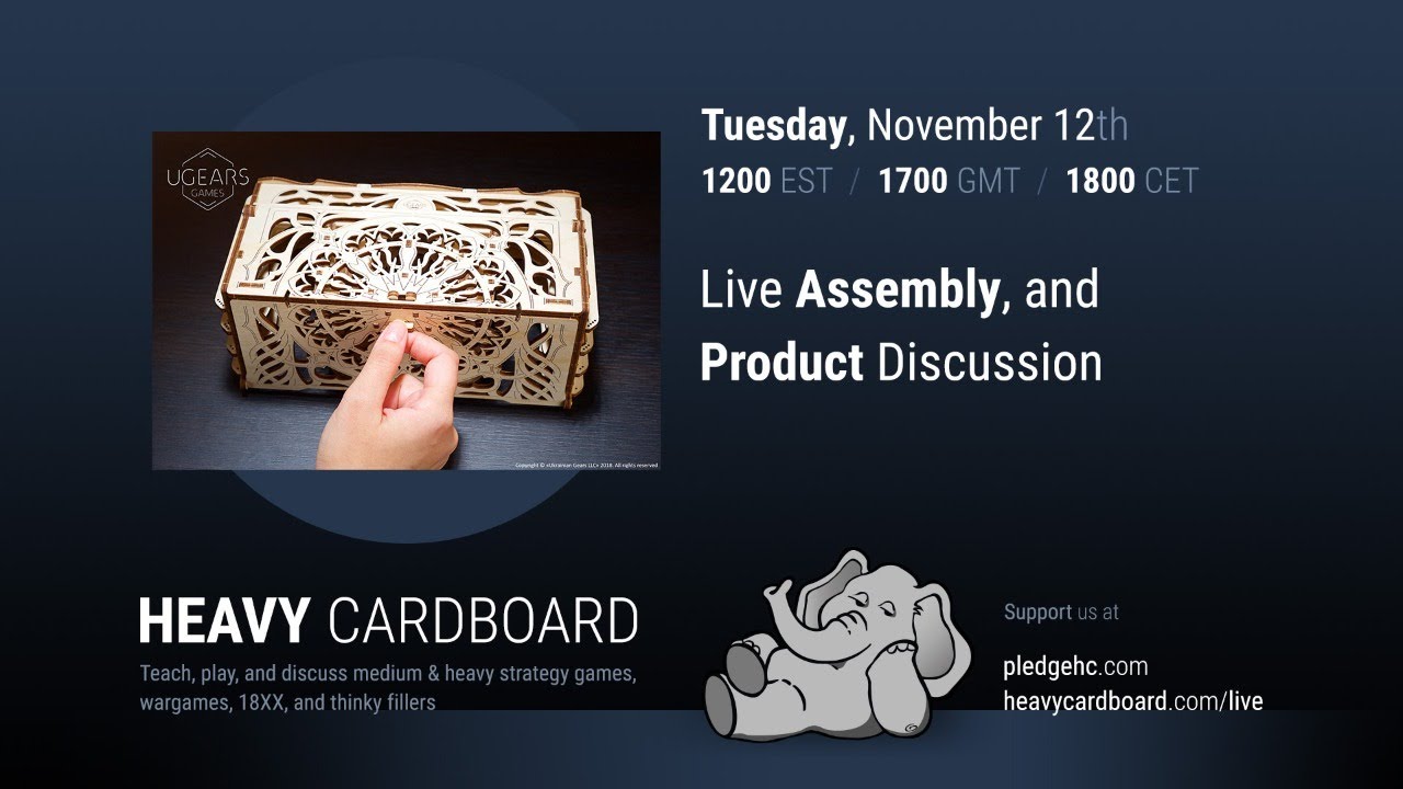 Build w/HC - A UGears Card Holder Overview & Assembly