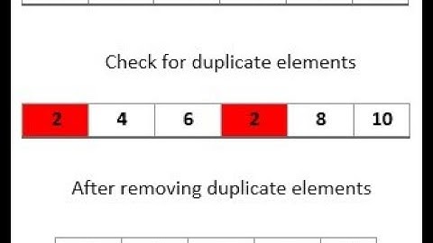 PRINT NON-DUPLICATE ELEMENTS FROM AN GIVEN ARRAY.
