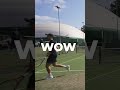 15 Year Old Tennis Prodigy Teaches Me A Lesson  #shorts