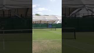 15 Year Old Tennis Prodigy Teaches Me A Lesson  #shorts