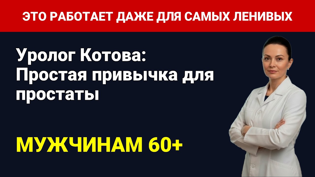 Простата После 60: 5 Привычек, Которые Спасут Ваше Мужское Здоровье (Доктор Котова)