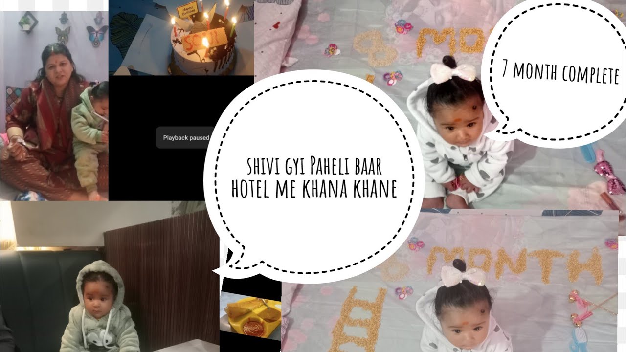 Aaj humari beti 8 months ki ho gyi hai or aaj mera bhi birthday hai to humne khub enjoy Kiya🧿🎂🎂🎂❤️🎉💃