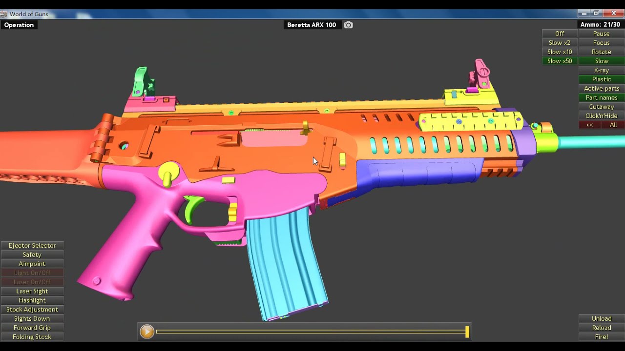 Great design：Beretta ARX-100 (Left/Right ejection, anti pre engagement)