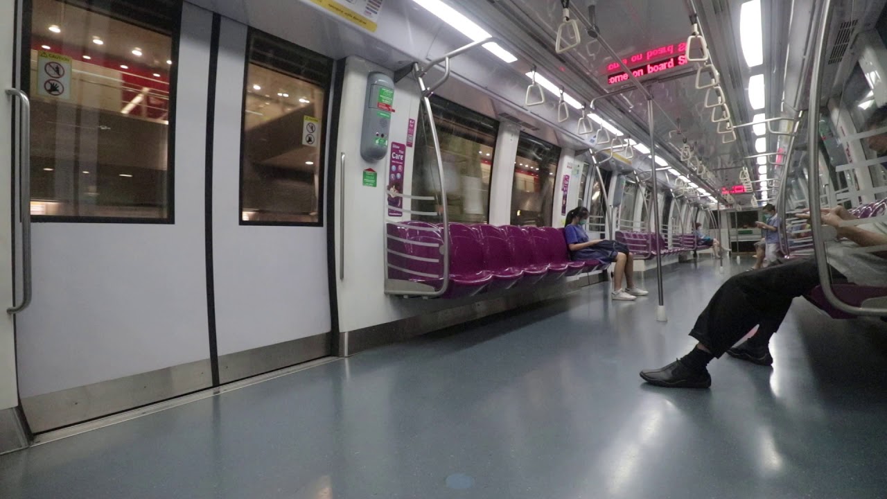 Singapore train ride from Haw Par Villa to Harbourfront MRT station