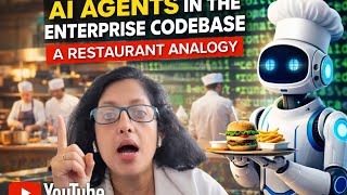 AI agents in the AI native world; Restaurant analogy 