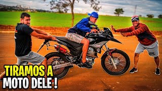 XRE 340cc Tive que Tomar a Moto Dele Na Entrega