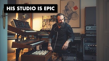 Tour of a BEAUTIFUL Synth Studio — So Many Amazing Synthesizers!!