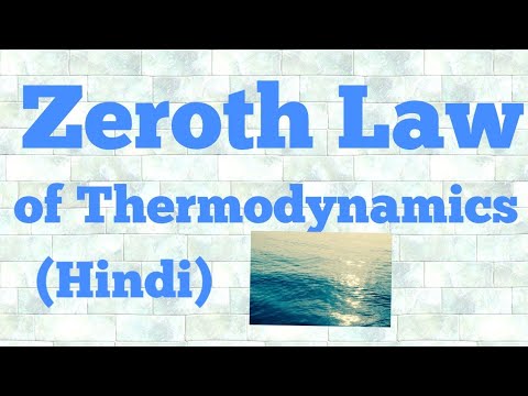 Zeroth Law of Thermodynamics (Hindi) - YouTube