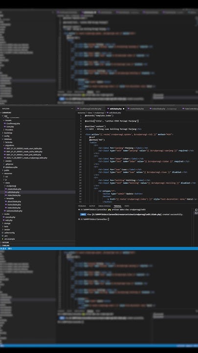 CRUD Laravel Part 2: Update & Delete Data Persegi Panjang dengan Mudah ...