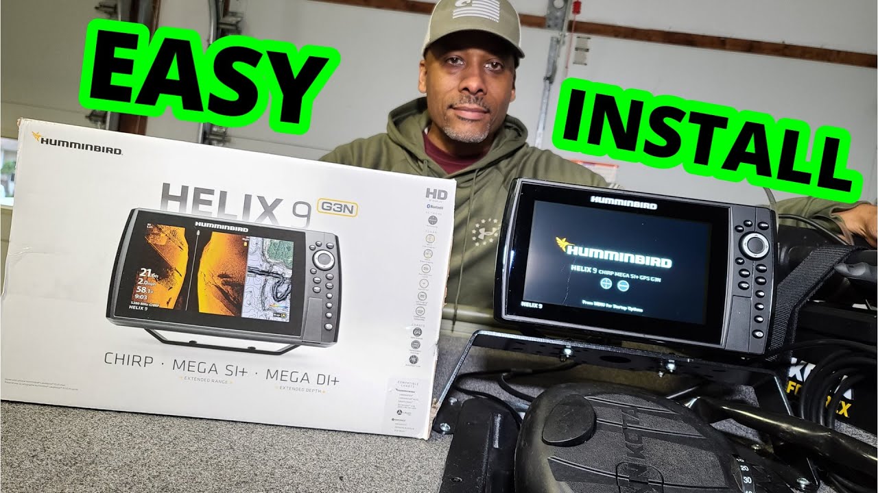 Humminbird Helix 9 G3N UNBOXING & INSTALL {Jon Boat To Bass Boat  Conversion} Lowe 1448 