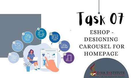 Developing a carousel for the Home page of an e-commerce website| Java Institute 
