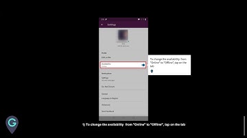 MyGuide: How to set availability in Slack
