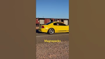2003 Mach 1 mustang magnaflow magnapacks exhaust flyby