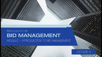 Module 1 Lecture 3   The Bid Lifecycle
