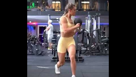 Reverse Lunges with KB Rotation