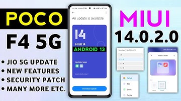 Poco F4 5G Miui 14.0.2.0 Android 13 Update Public Rollout | Big Update with New Features #PocoF4