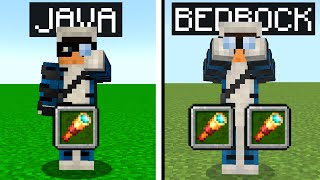 MINECRAFT: JAVA vs BEDROCK - 20 DIFFERENZE