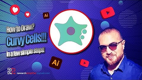 Designing graphical abstracts with Adobe illustrator - drawing curvy cells - part 3