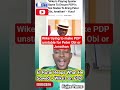 Wike trying to make PDP unstable for Peter Obi or Jonathan #apc #pdp #wike #peterobi #jonathan #adc