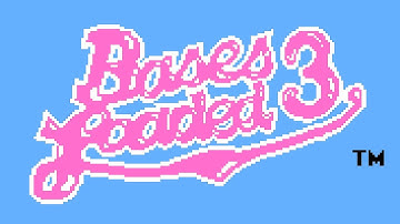 Bases Loaded 3 (Jaleco, 1991) - NES Gameplay