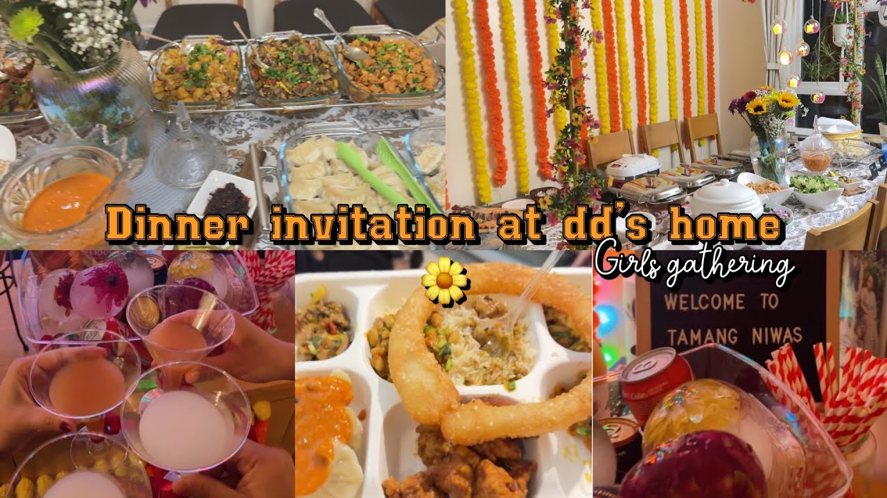 Girls gathering || dinner invitation || Mitho guffgaaf and beautiful memories 💕💕
