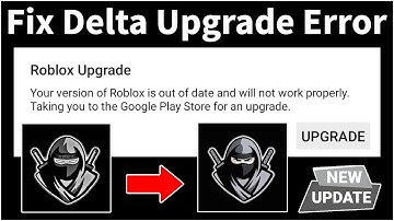 How To Fix Delta Upgrade Error (New Version) | Delta Executor Latest Update [2025]