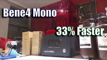Nova3D Bene4 Mono, 33% faster than the Bene4 RGB