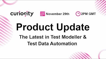 Test Modeller & Enterprise Test Data Product Update - Q4 2023 | Curiosity Software