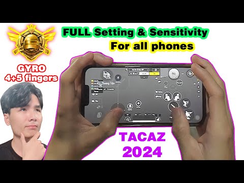 The Best Setting & Sensitivity on Mobile 2024 | TACAZ PUBG Mobile