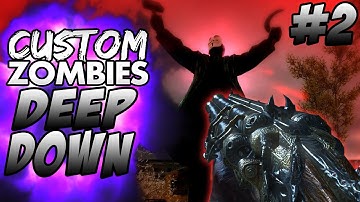 Easter Egg Ending? Custom Zombies "DOWN DEEP" Part 2 (Call of Duty Zombies)