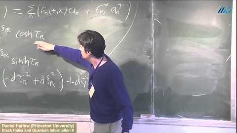 Daniel Harlow (Princeton University) Black Holes and Quantum Information II