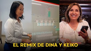 Peruanos viralizan el remix con la voz de Dina Boluarte y el piano Keiko Fujimori