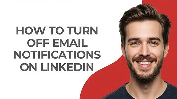How To Turn Off Email Notifications On Linkedin - GUIDE!