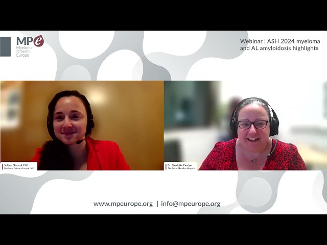 MPE webinar: ASH 2024 myeloma and AL amyloidosis highlights