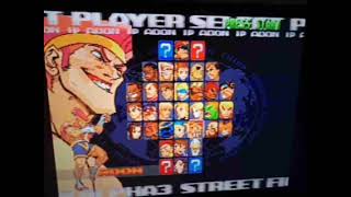 All characters in Street Fighter Alpha 3 (PS1)