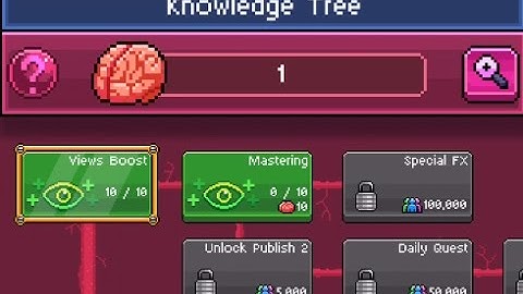 Tuber Simulator - Knowledge Tree Brains Tips / Guide