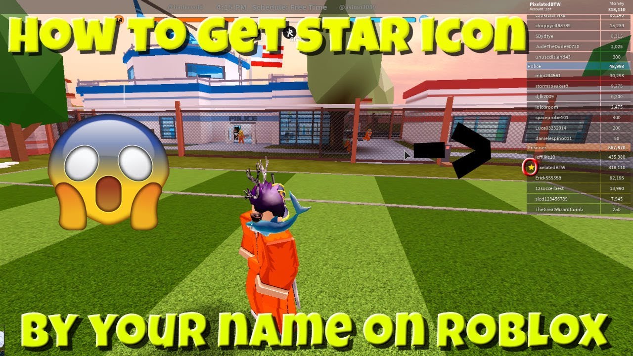 How To Get A Star Beside Your Name On Roblox Star Program Insane - roblox symbols next to names p