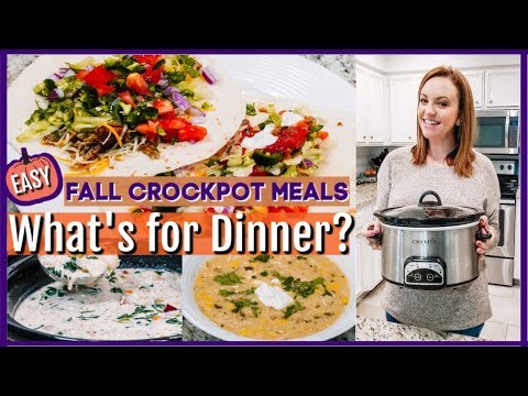 what's-for-dinner?-|-fall-crockpot-recipes-|-crocktober-2019