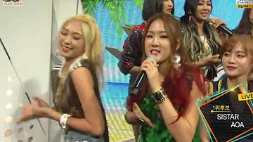 Sistar eating AOA up