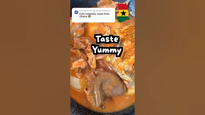 Fufu is Originally From Ghana 🇬🇭 #shorts #ghanafood #westafricanfood #shorts
