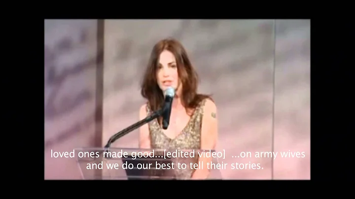 Kim Delaney Speech - Alcohol Involved?
