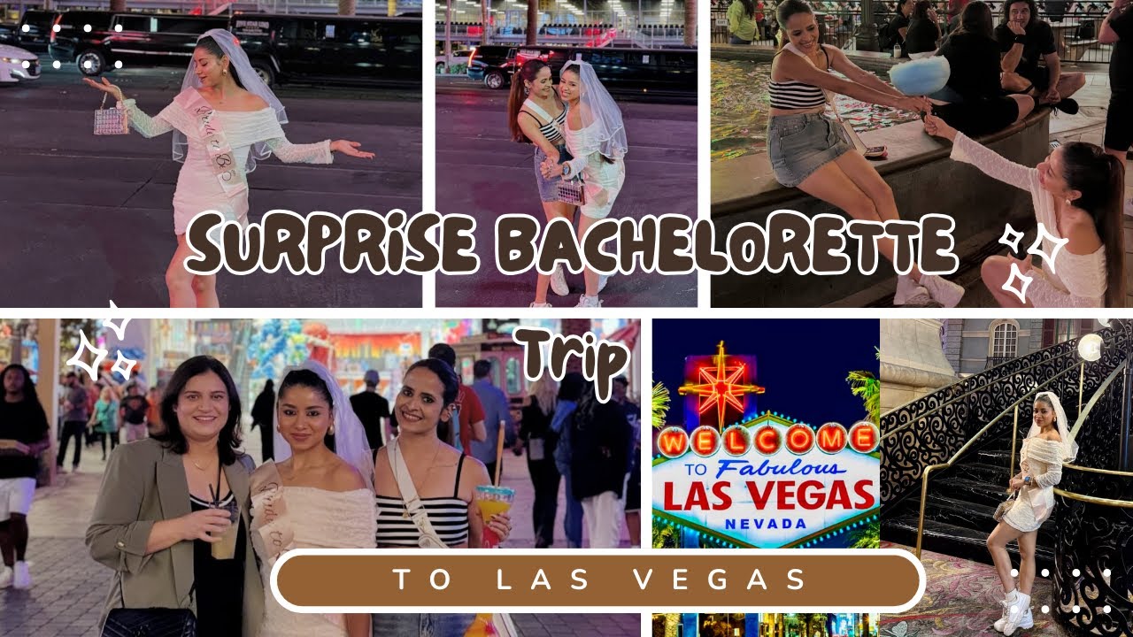 SURPRISE BACHELORETTE Party in LAS VEGAS