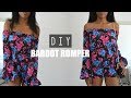 DIY | How To Make A Bell Sleeve Off The Shoulder Playsuit/Romper (pattern available)